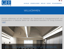 Tablet Screenshot of gee.de